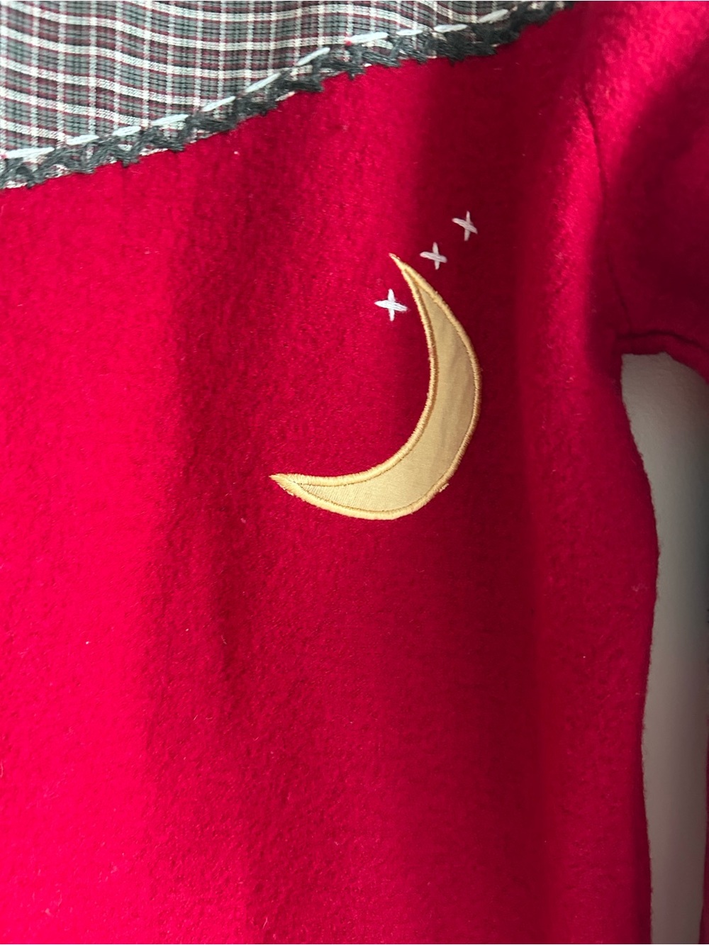 Vintage women’s wool camp theme zip up - Picture 12 of 12